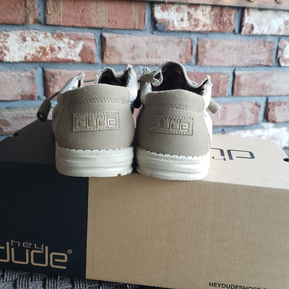 Hey Dude Men's Beige Slip-On Loafers - Picture 4 of 6